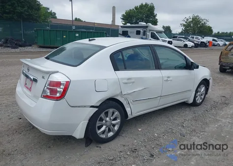 2012 Nissan Sentra 2.0 Sl из США, поврежденный, VIN 3N1AB6AP0CL770092